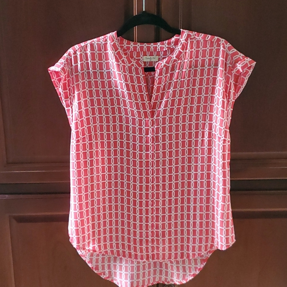 New Coral Top